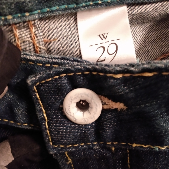 100% Organic Cotton Denim Blue Jeans - Picture 5 of 7